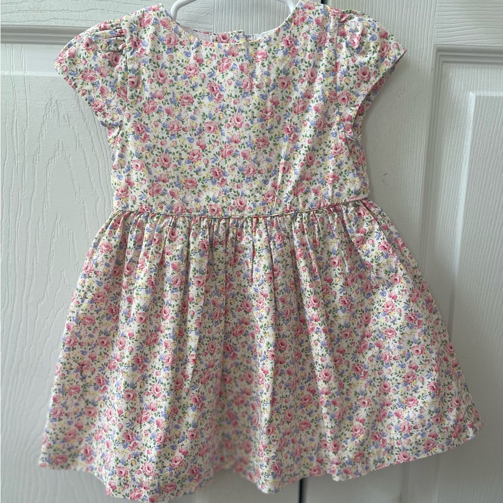 Ralph Lauren Cream Puff Sleeve Sundress